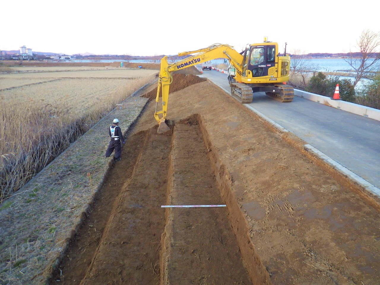 段切り状況（ICT活用）